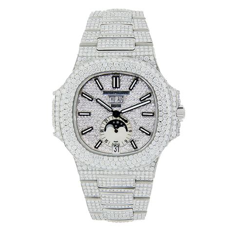 replica patek philippe diamond watch|Patek Philippe iced out.